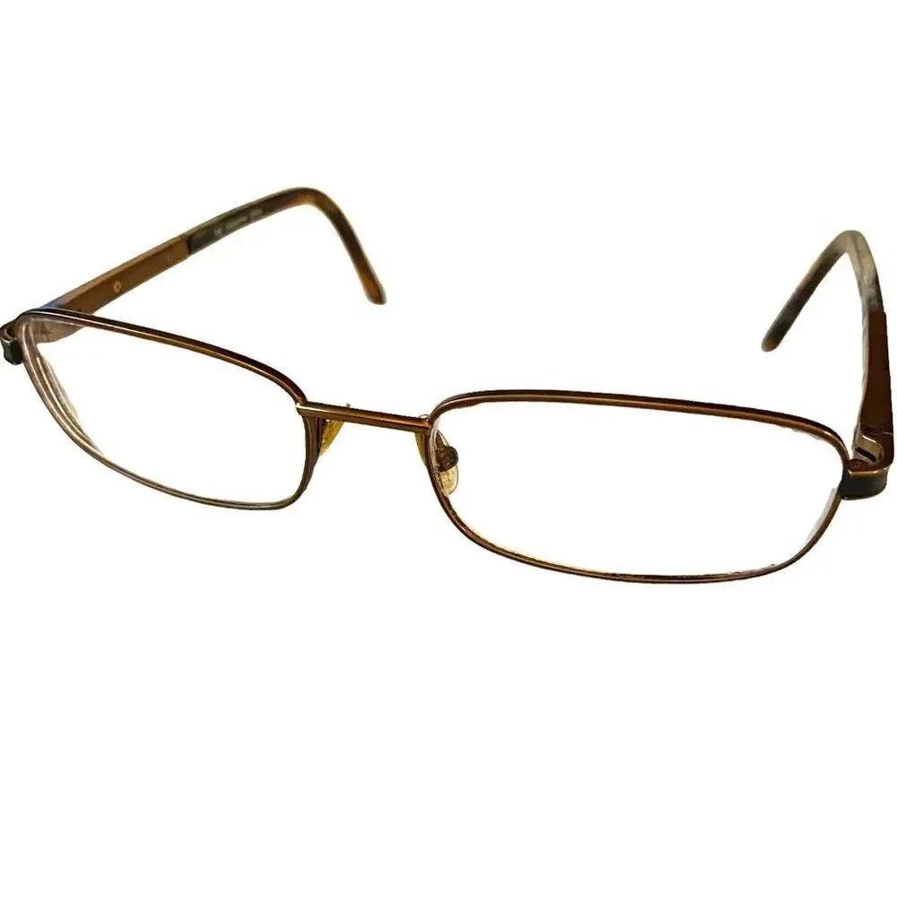 #4924 VTG Claiborne metal gray eyeglass frame diplomat otf8 model 145